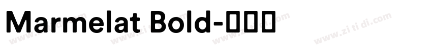 Marmelat Bold字体转换